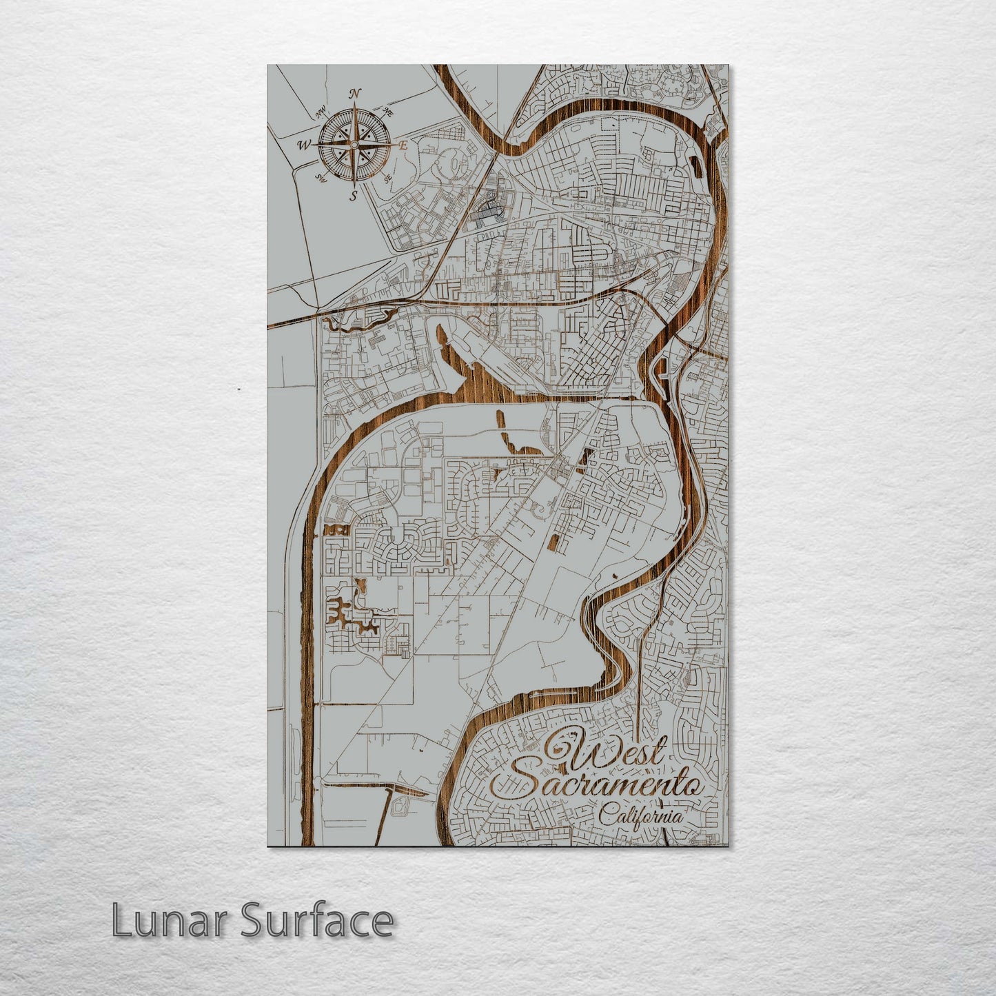 West Sacramento, California Street Map