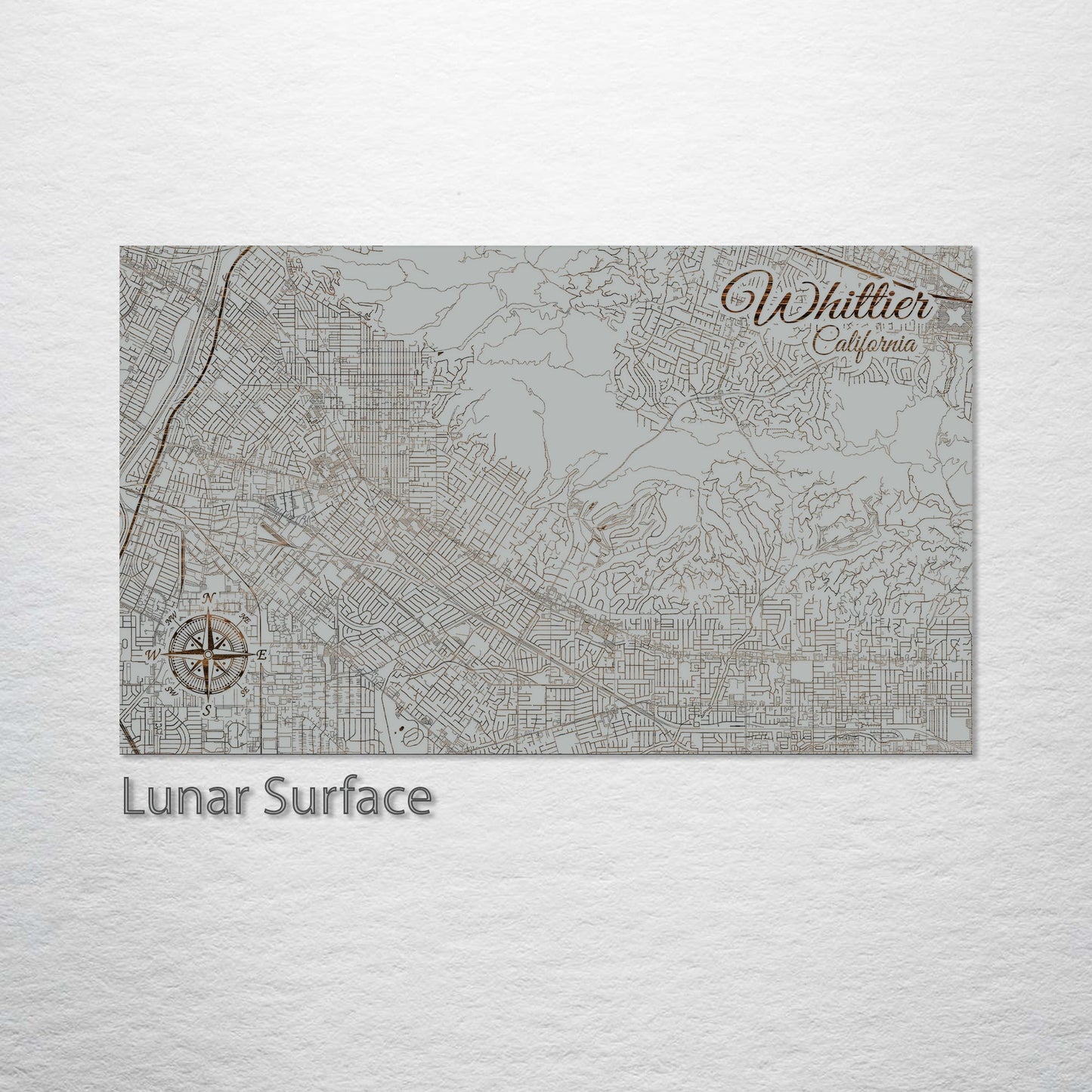 Whittier, California Street Map