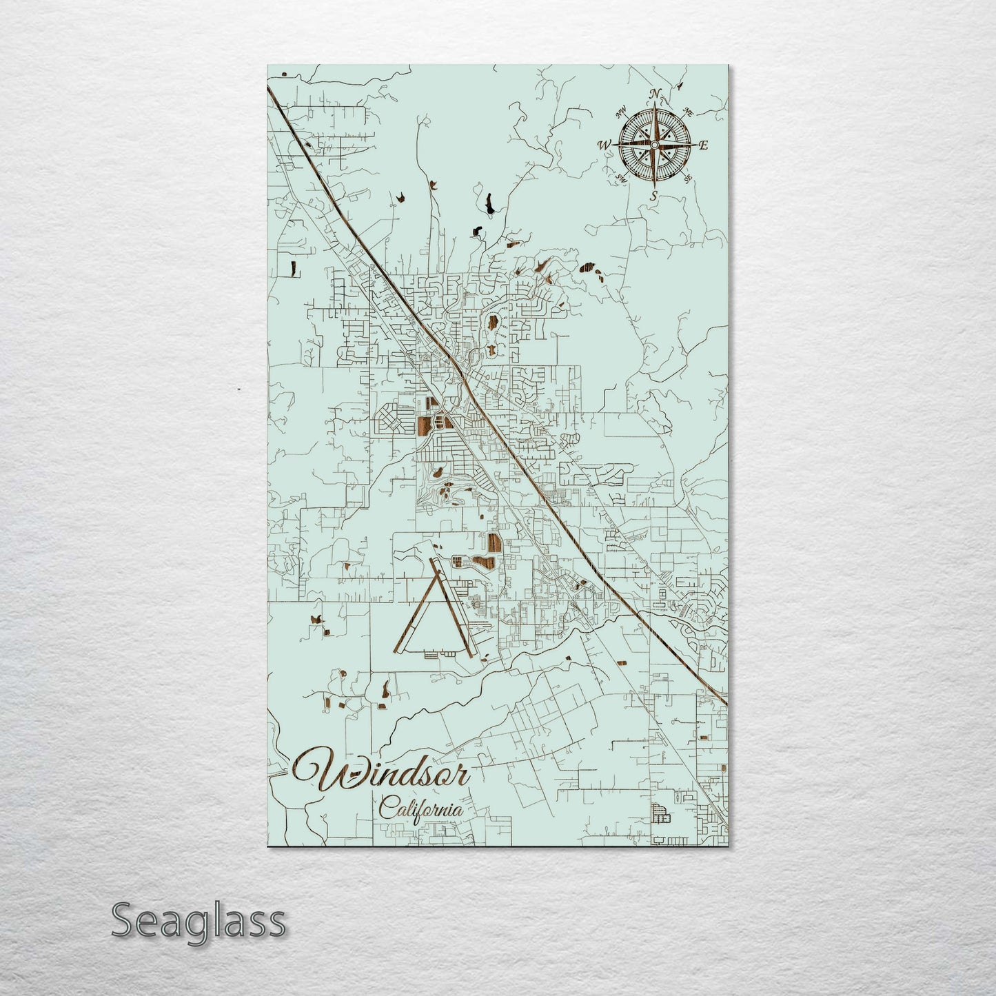 Windsor, California Street Map