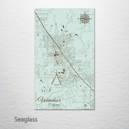 Windsor, California Street Map