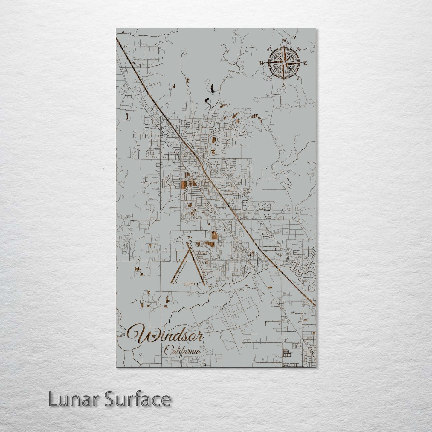 Windsor, California Street Map