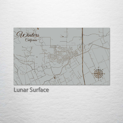 Winters, California Street Map