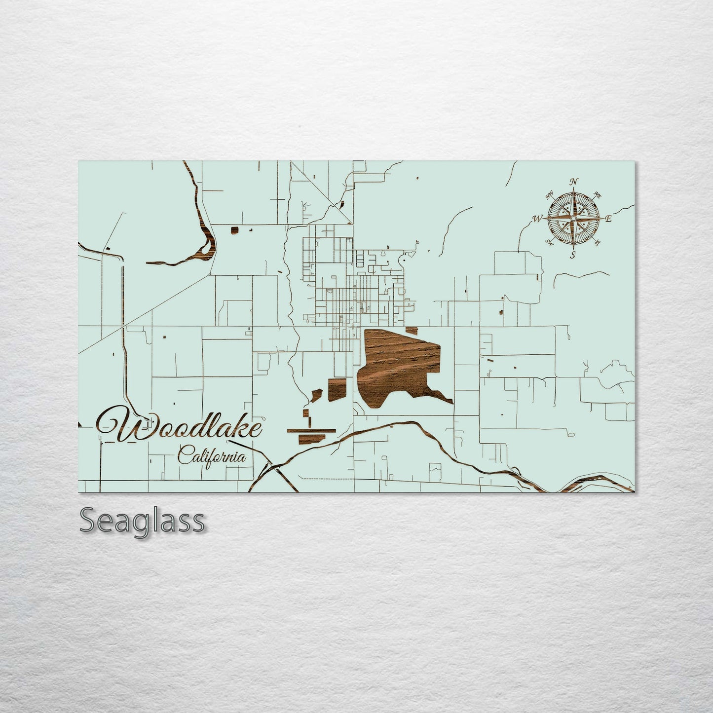 Woodlake, California Street Map