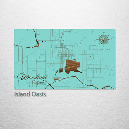 Woodlake, California Street Map