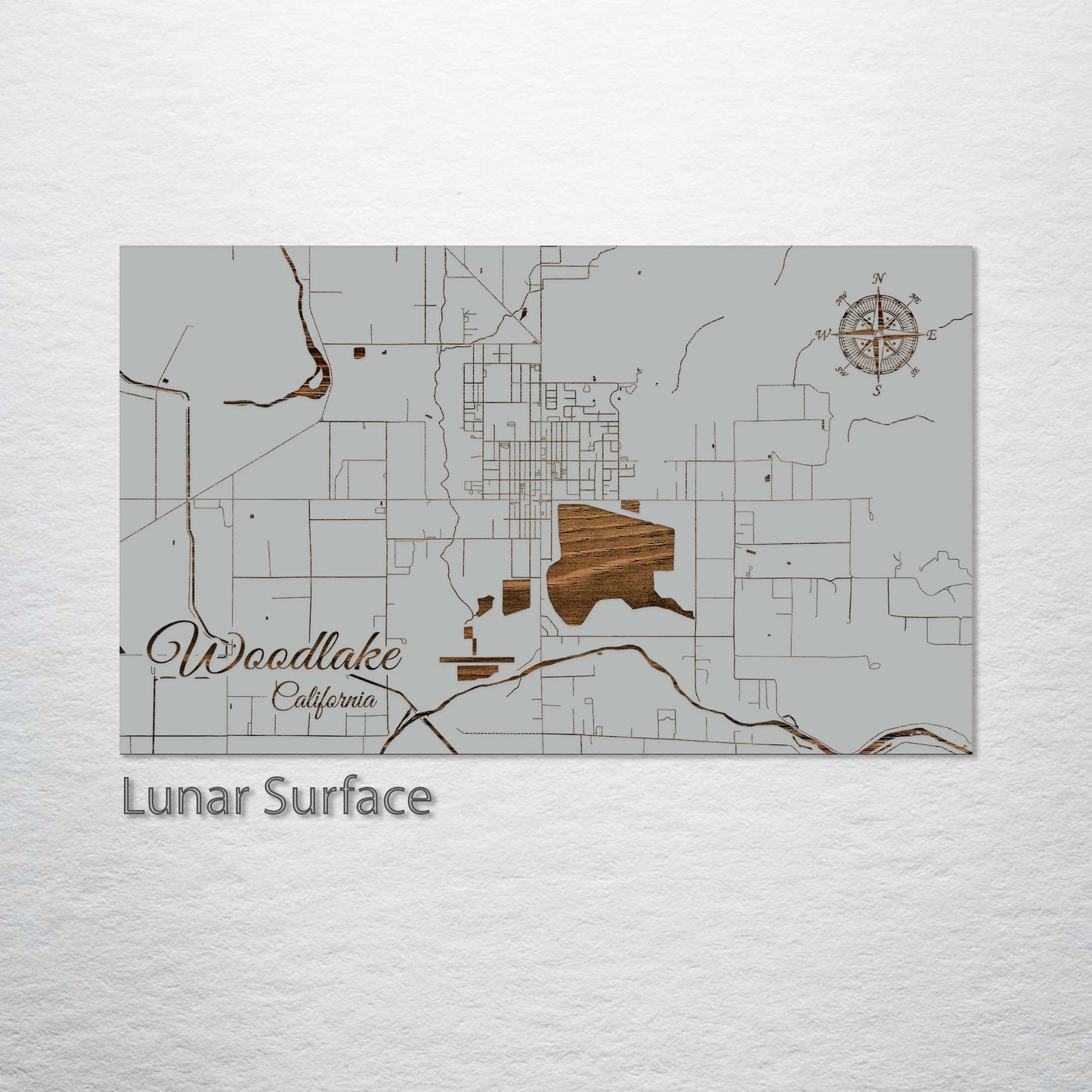 Woodlake, California Street Map