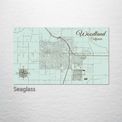 Woodland, California Street Map
