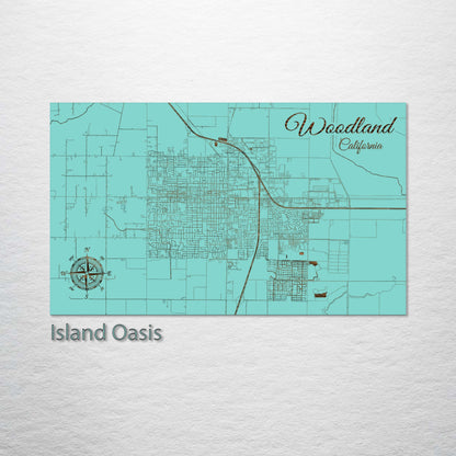 Woodland, California Street Map