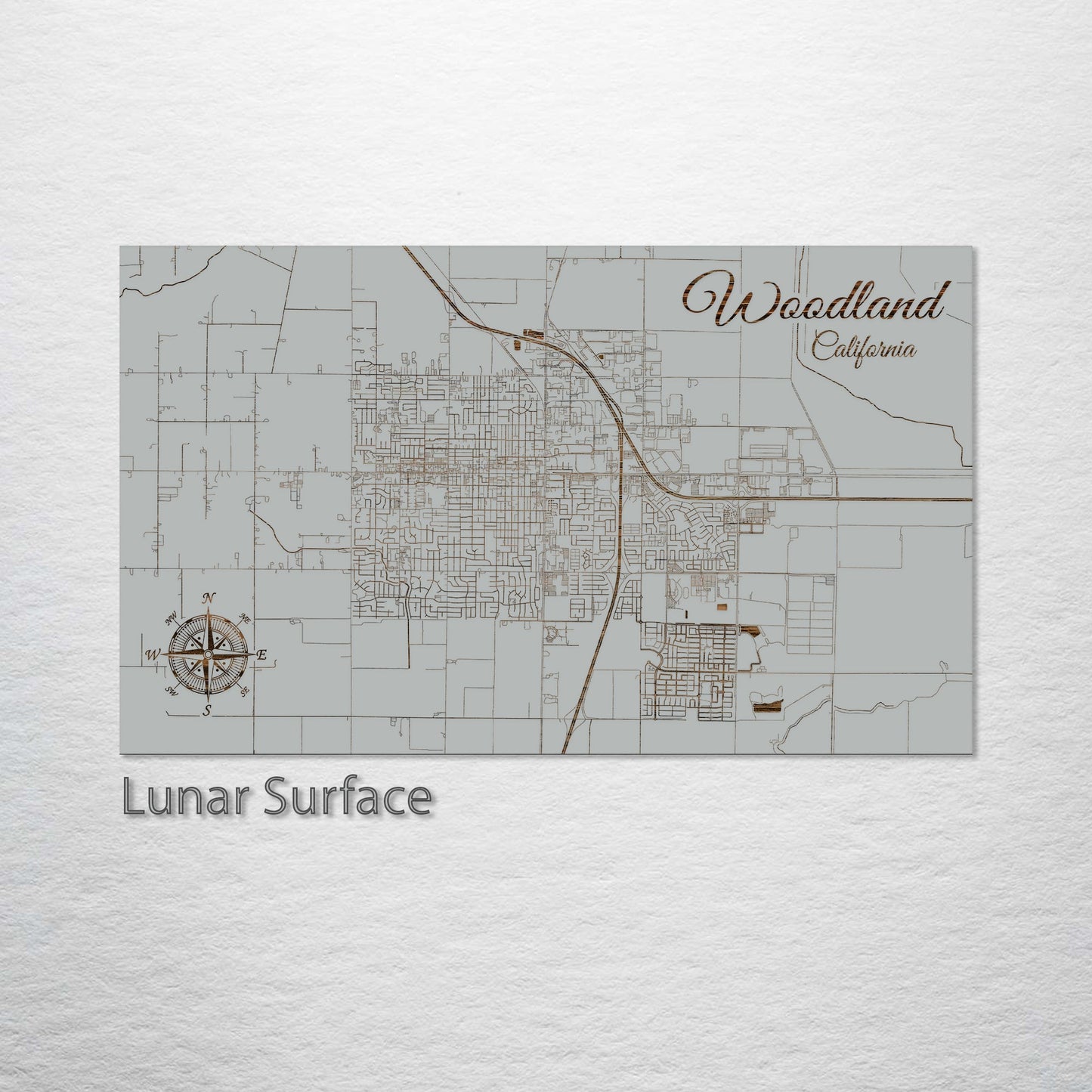 Woodland, California Street Map