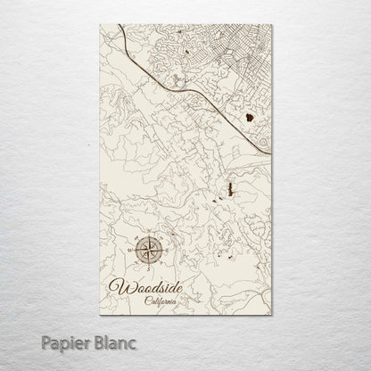 Woodside, California Street Map