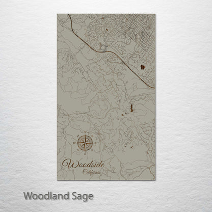 Woodside, California Street Map