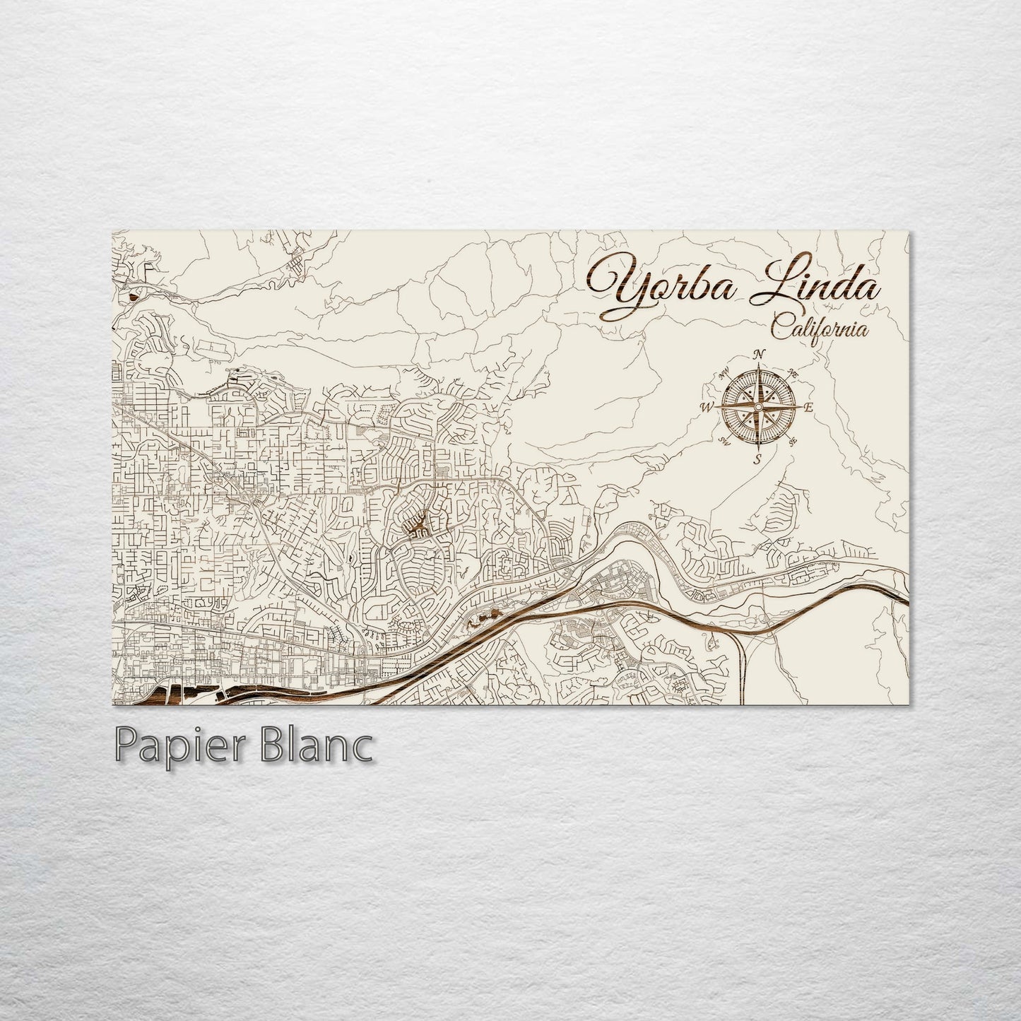 Yorba Linda, California Street Map