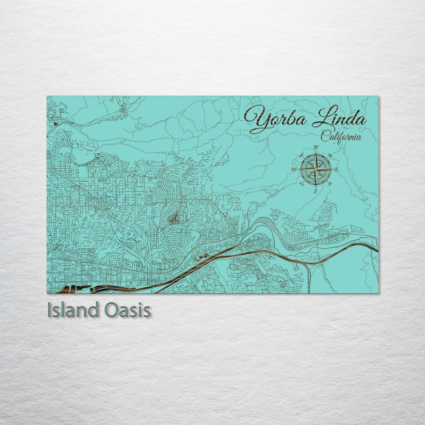 Yorba Linda, California Street Map