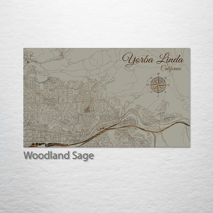 Yorba Linda, California Street Map