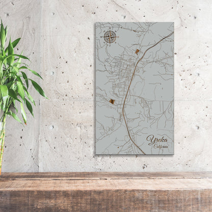 Yreka, California Street Map