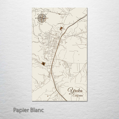 Yreka, California Street Map