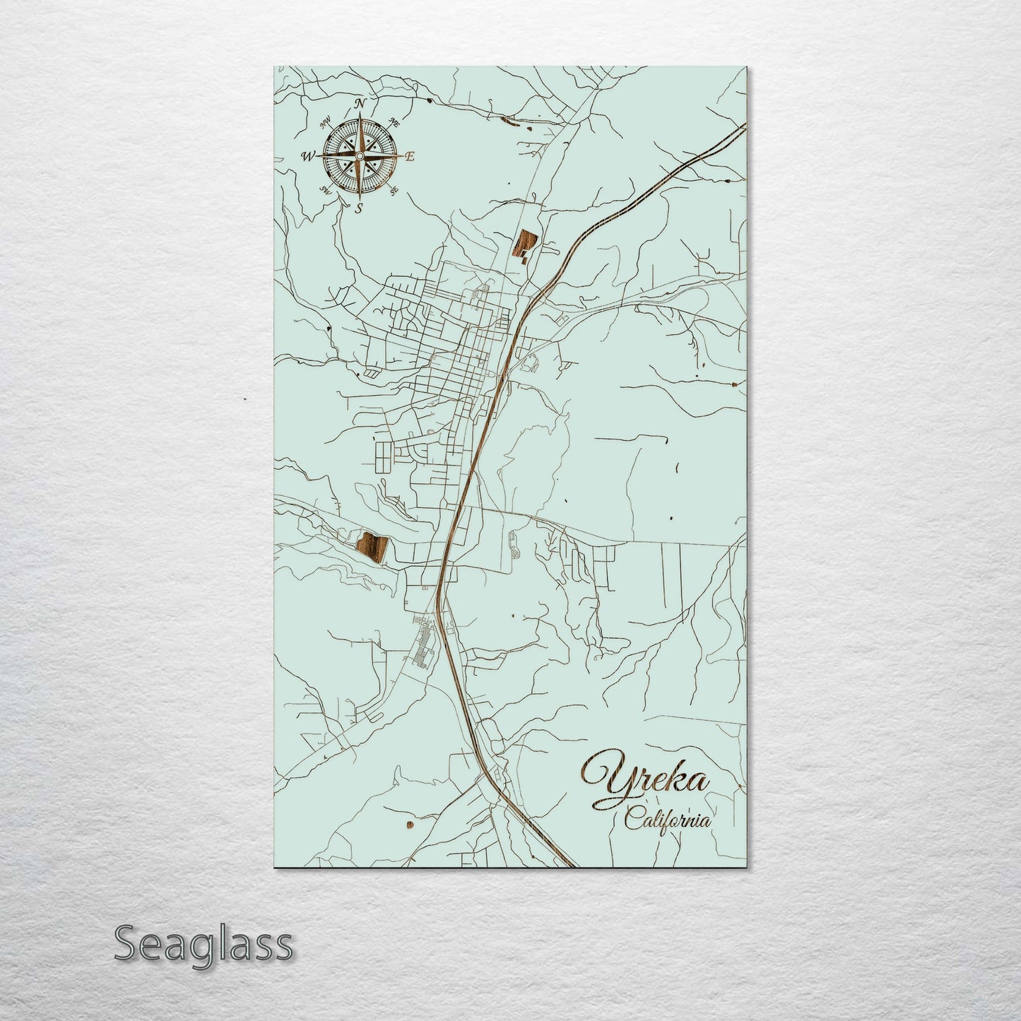 Yreka, California Street Map