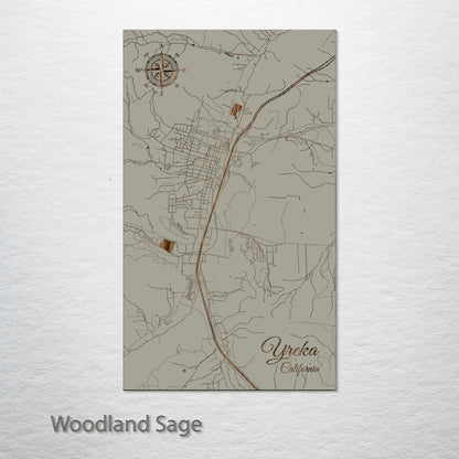 Yreka, California Street Map