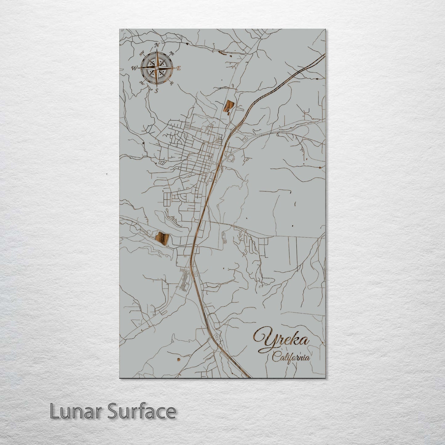 Yreka, California Street Map