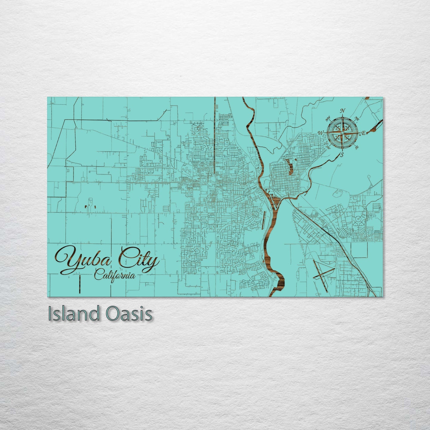 Yuba City, California Street Map