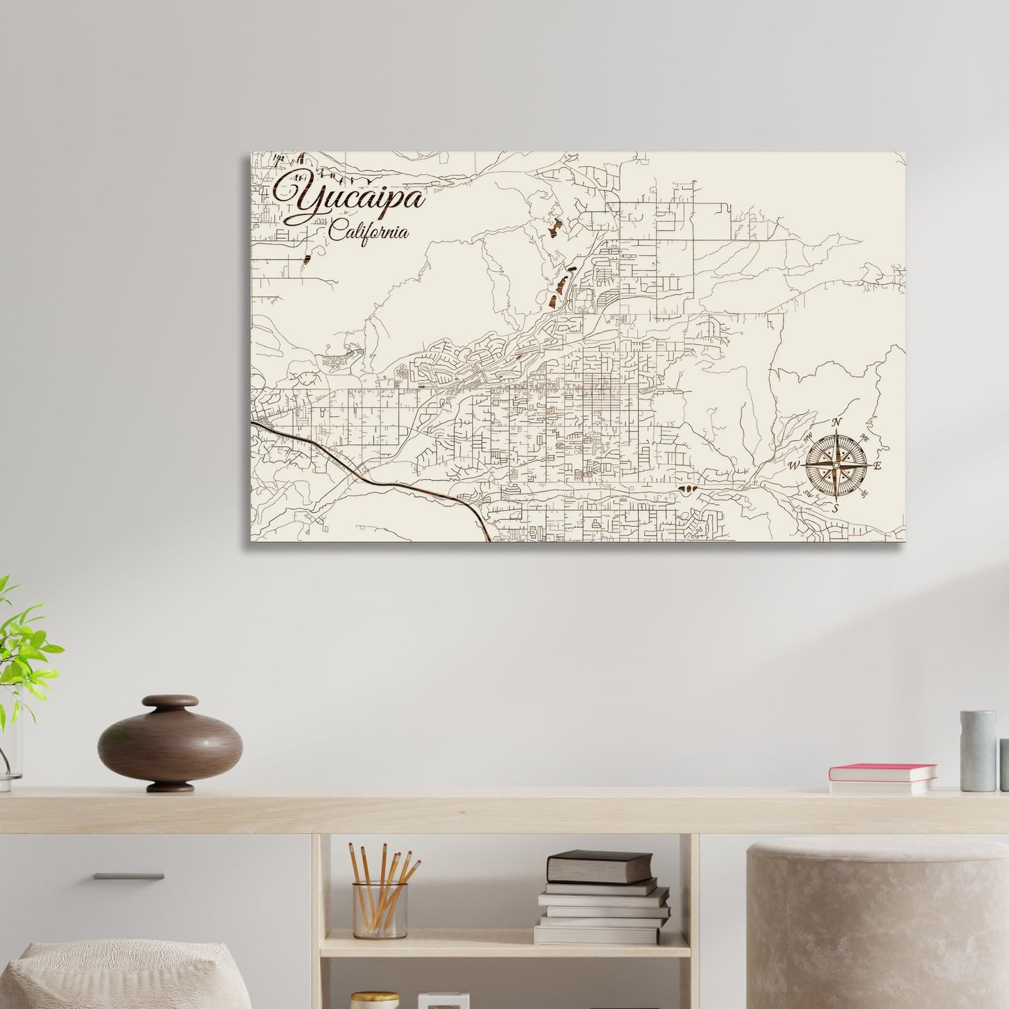 Yucaipa, California Street Map