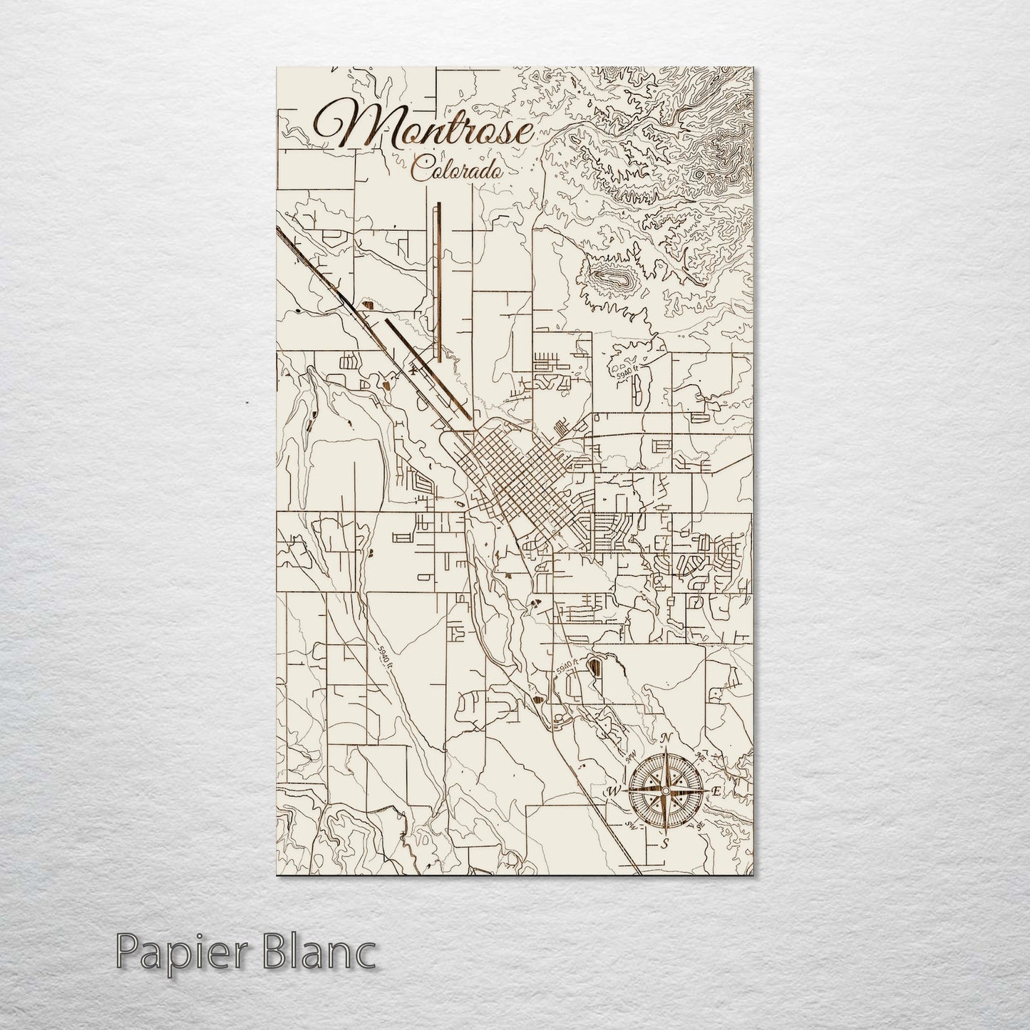 Montrose, Colorado Street Map