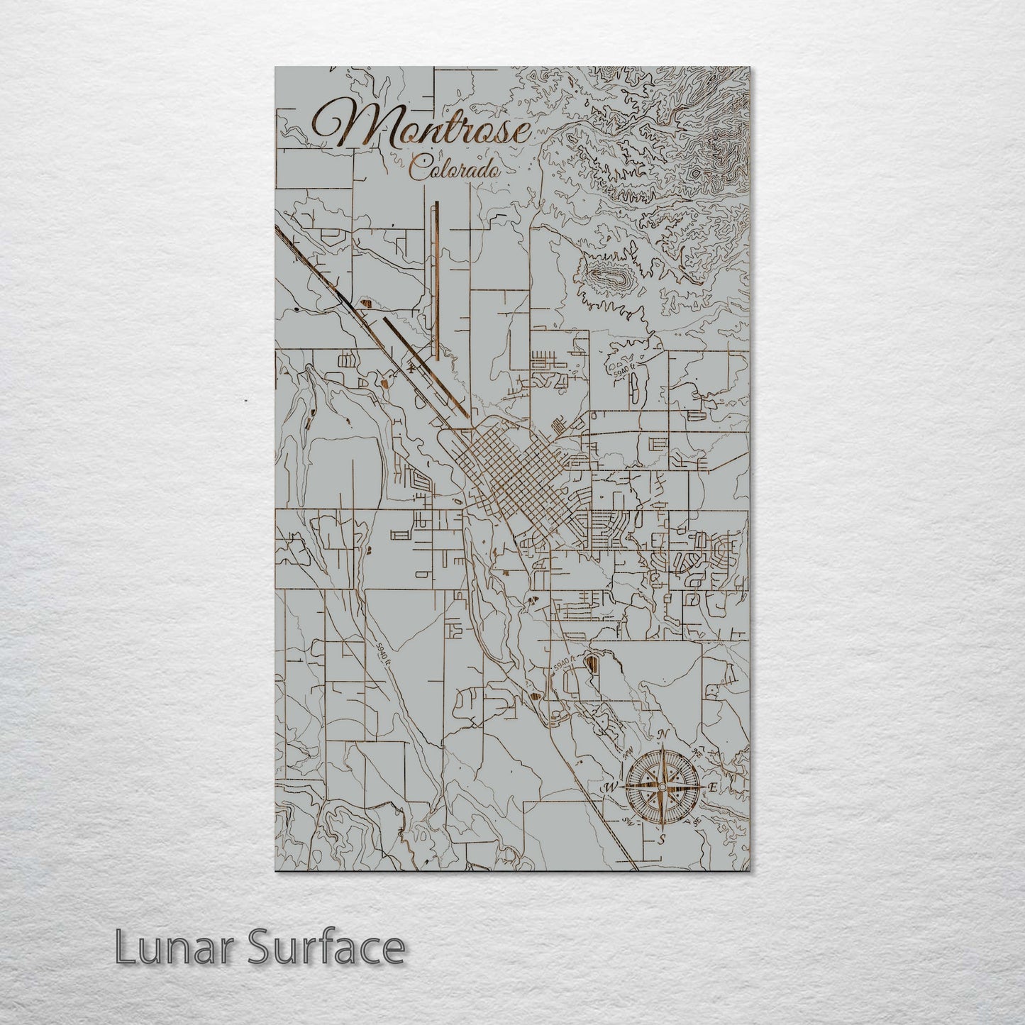 Montrose, Colorado Street Map