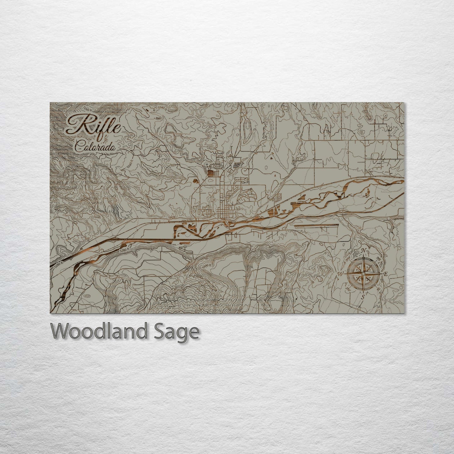 Rifle, Colorado Street Map