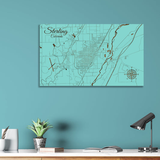 Sterling, Colorado Street Map
