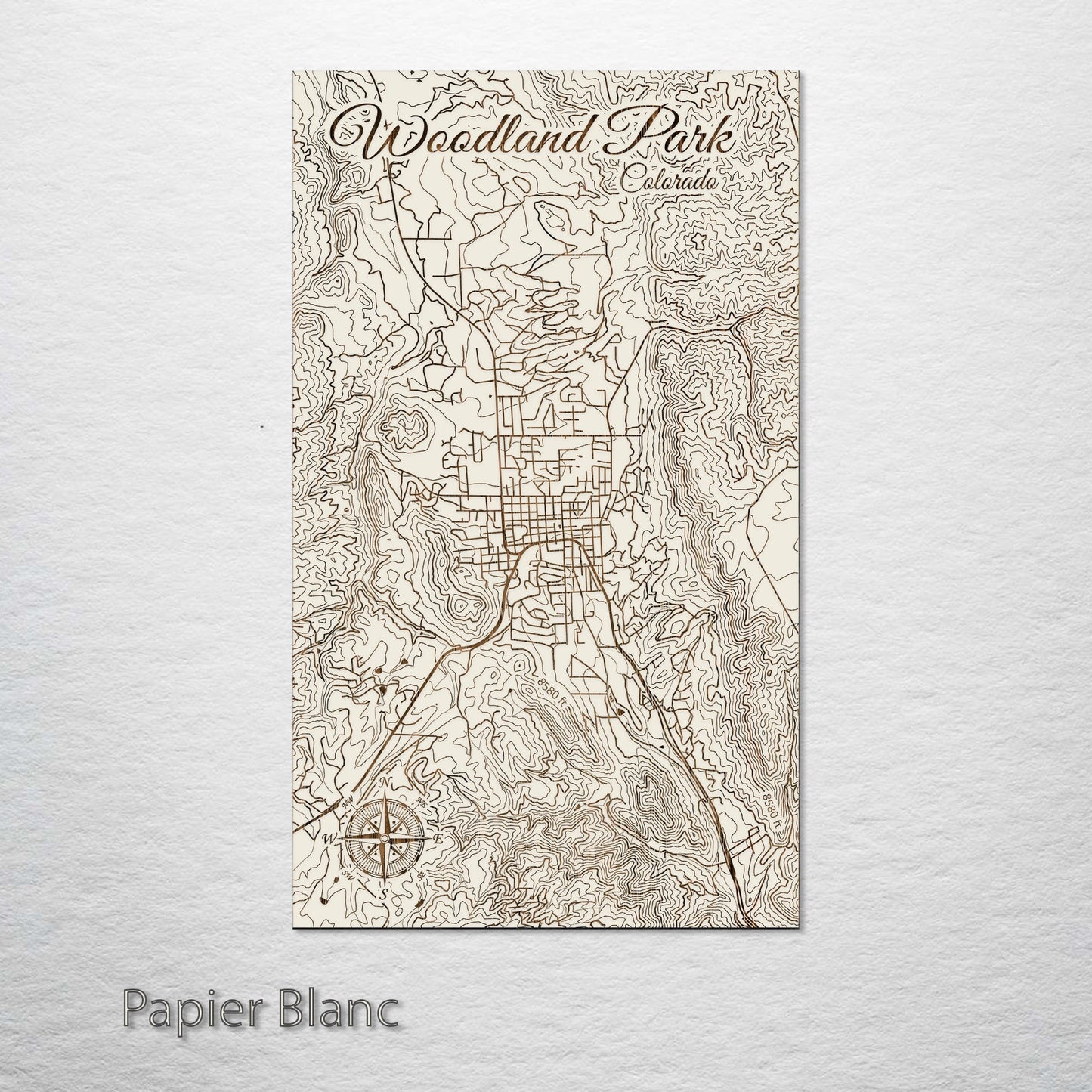 Woodland Park, Colorado Street Map