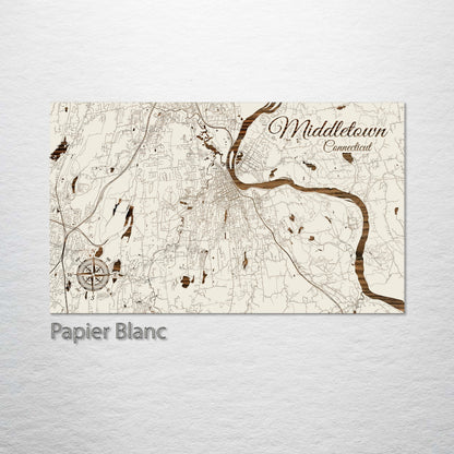 Middletown, Connecticut Street Map