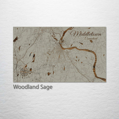 Middletown, Connecticut Street Map