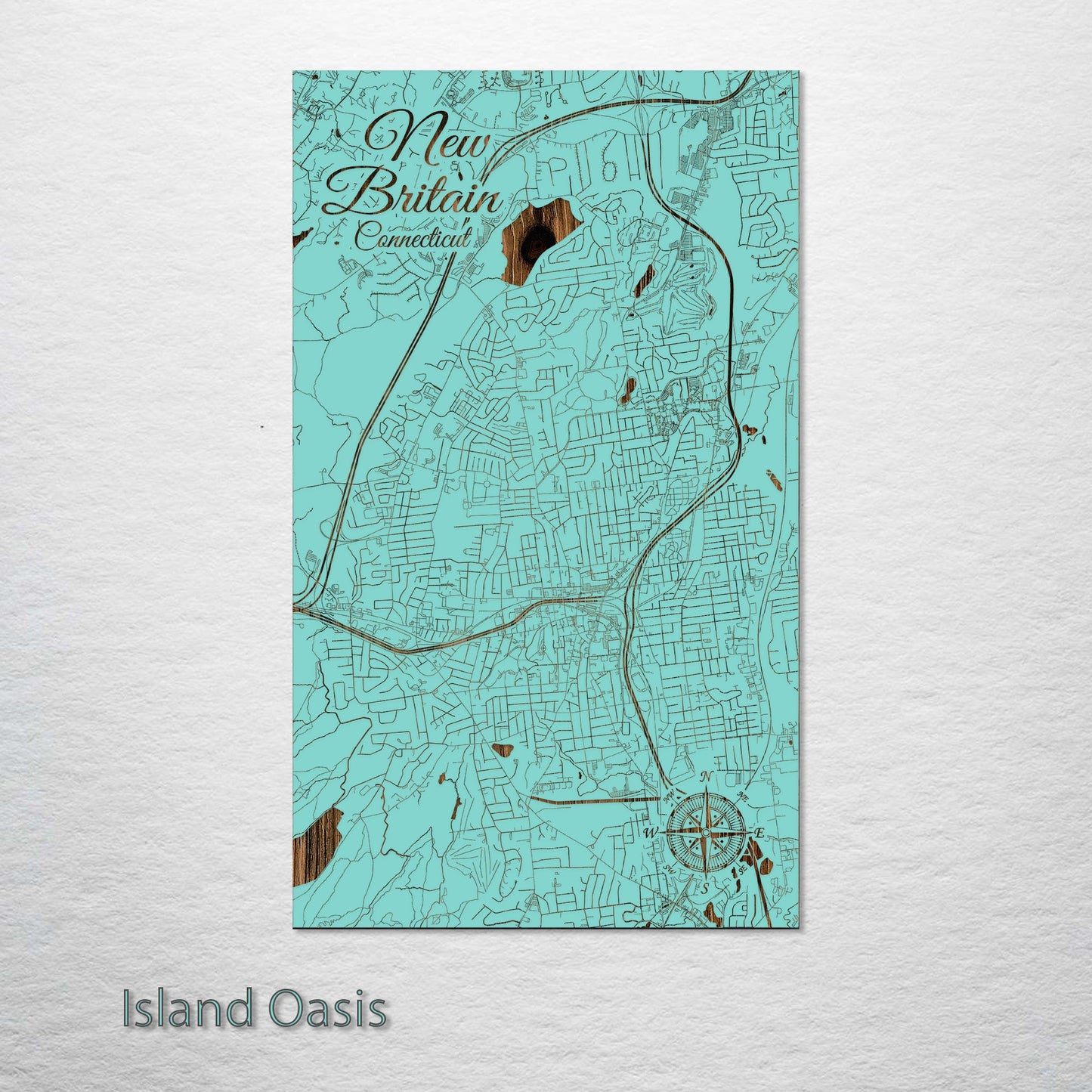 New Britain, Connecticut Street Map