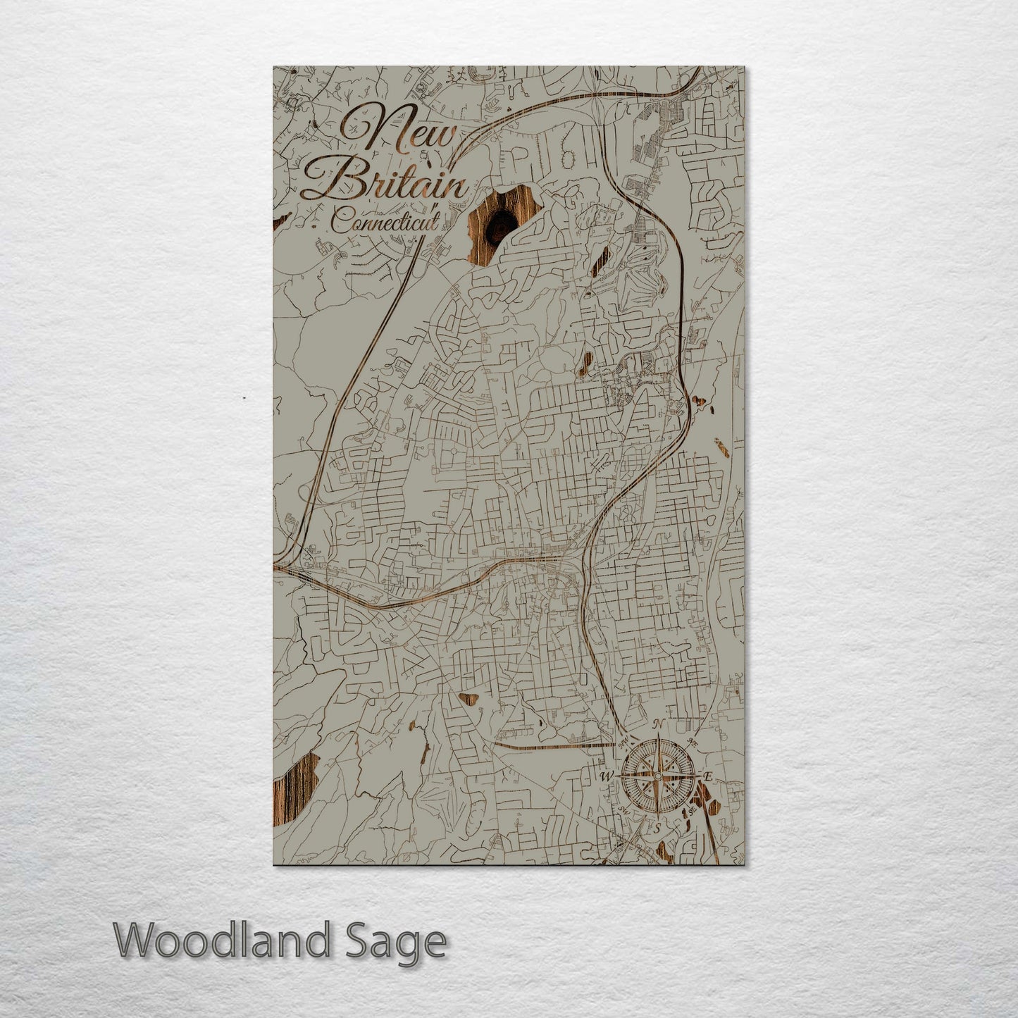 New Britain, Connecticut Street Map