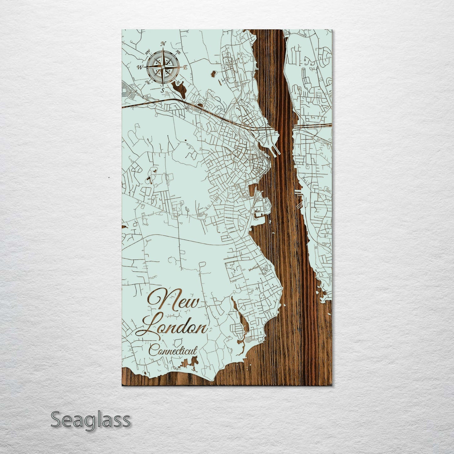 New London, Connecticut Street Map