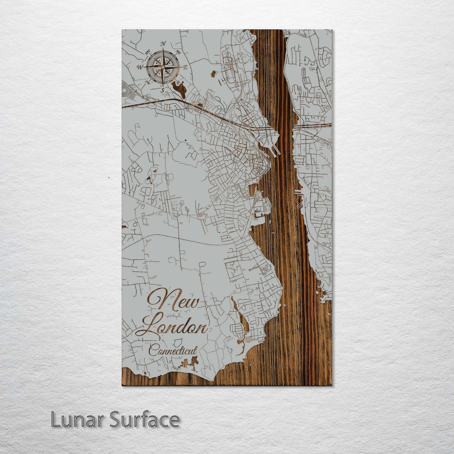 New London, Connecticut Street Map