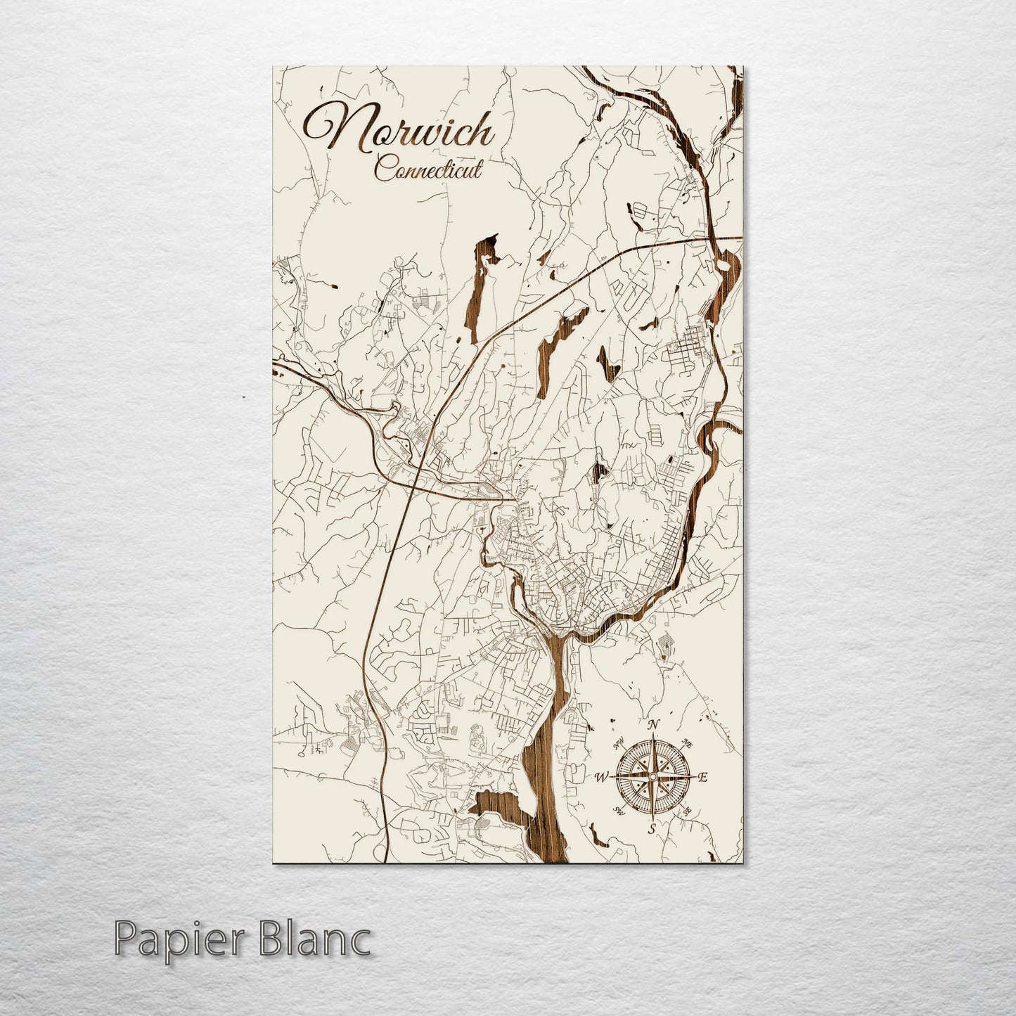 Norwich, Connecticut Street Map