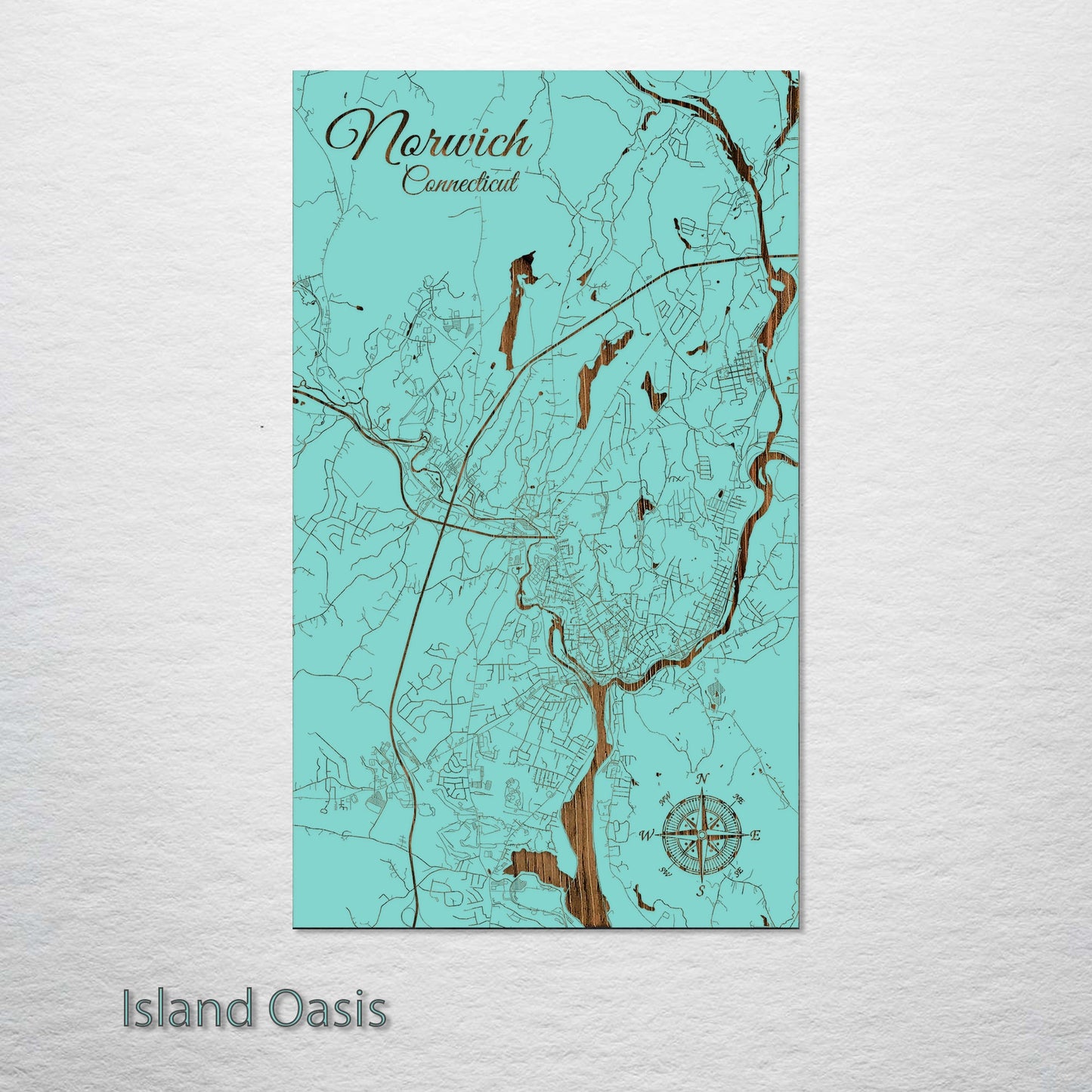 Norwich, Connecticut Street Map