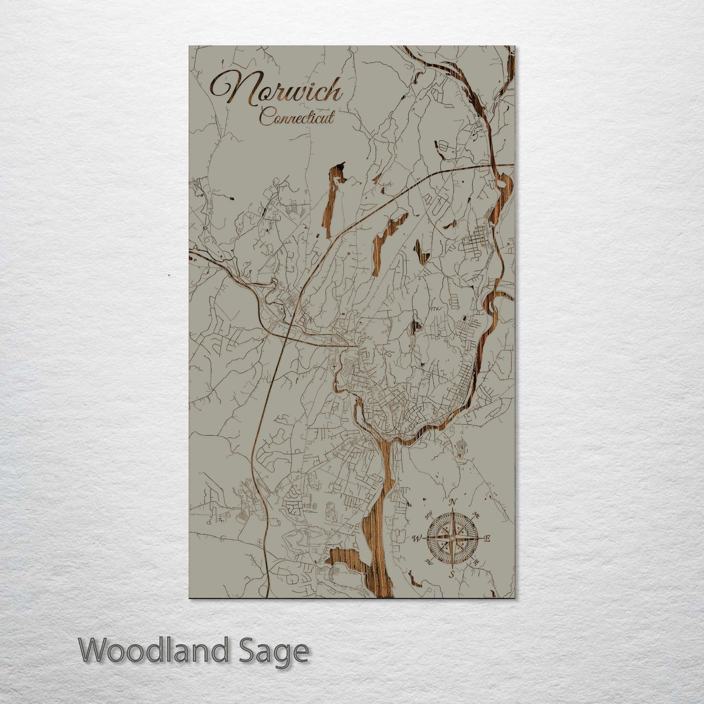 Norwich, Connecticut Street Map