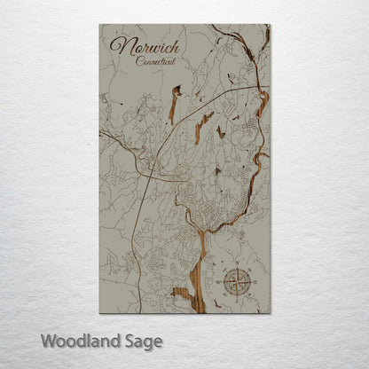 Norwich, Connecticut Street Map