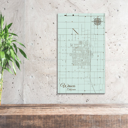 Wasco, California Street Map