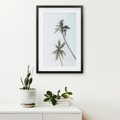 California Tropical Themed Wall Decor. Large Palm Trees