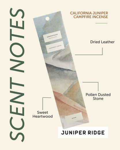 California Juniper Campfire Incense (20 Sticks)