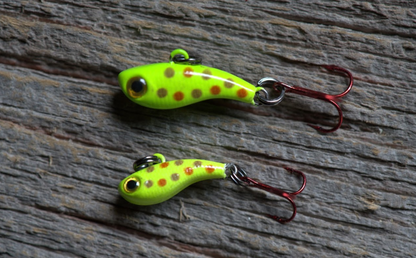 TUNGSTEN T-RIP CHARTREUSE WONDERBREAD GLOW MINI VIBE BAIT