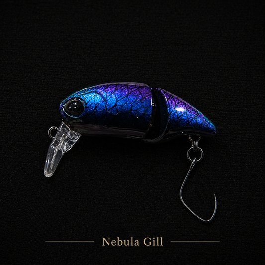 Two Piece Tater™ Jointed Micro Crankbait for Trout, Creek Bass & Panfish | 37mm 2.3g Floating Hard Bait Dives 1ft