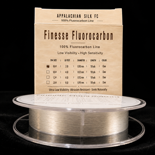 Creek Life "Appalachian Silk FC" Micro Finesse JDM  Flourocarbon Fishing Line