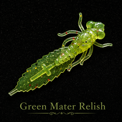 2" Dragonfly Larvae "The Crossbearer" | Realistic Soft Plastic Dragonfly Nymph (8 Per Pack)