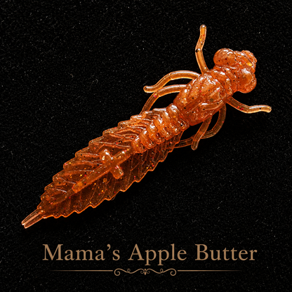 2" Dragonfly Larvae "The Crossbearer" | Realistic Soft Plastic Dragonfly Nymph (8 Per Pack)