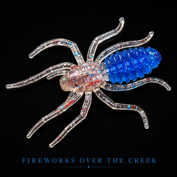 LIMITED TIME  Fireworks Over The Creek 1" Micro Spider