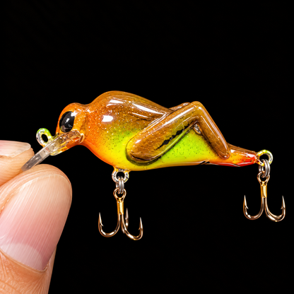 Mikrolino Grasshopper (Skakavac) – 30mm Handmade Balsa Wobbler