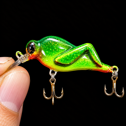 Mikrolino Grasshopper (Skakavac) – 30mm Handmade Balsa Wobbler